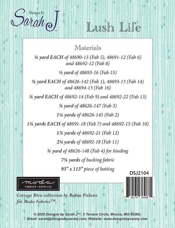 Lush Life - Quilt Pattern