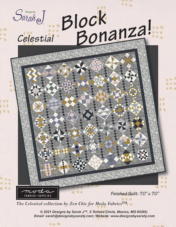 Block Bonanza Celestial - Quilt Pattern