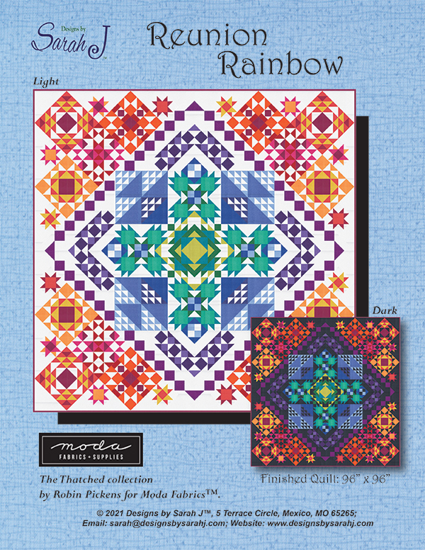 Reunion Rainbows - Quilt Pattern