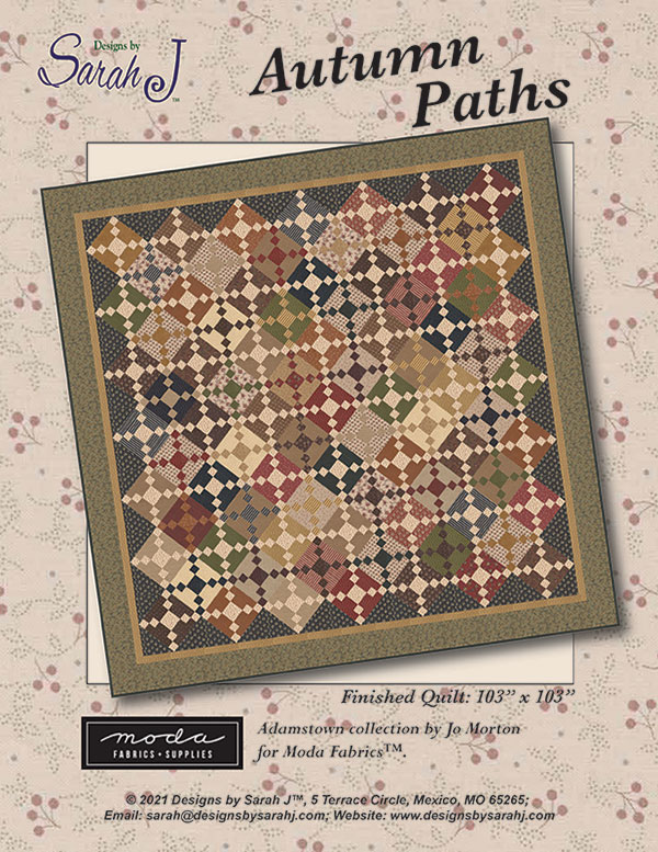 Autumn Paths - Quilt Pattern