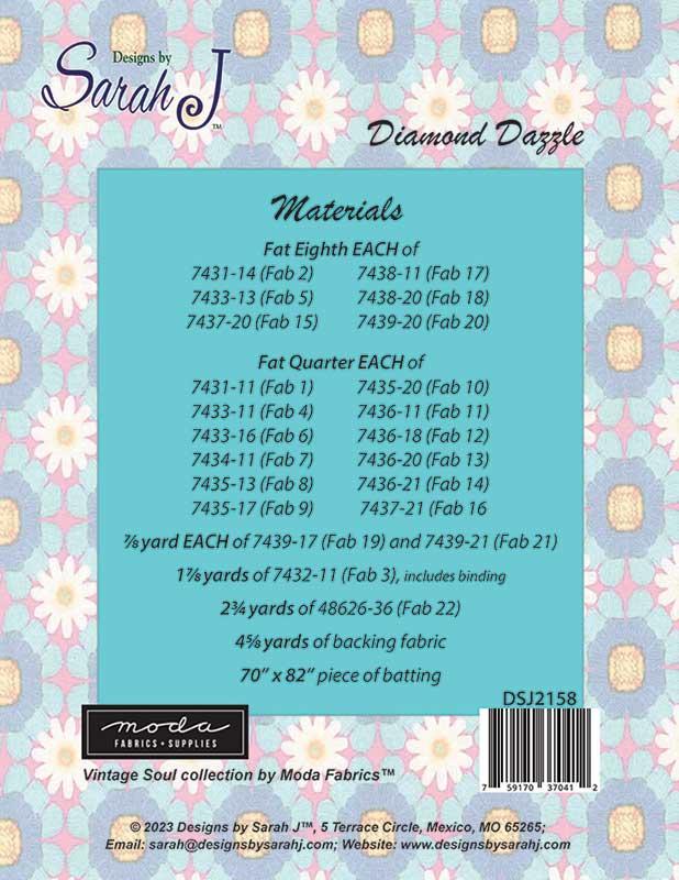 Diamond Dazzle - Quilt Pattern