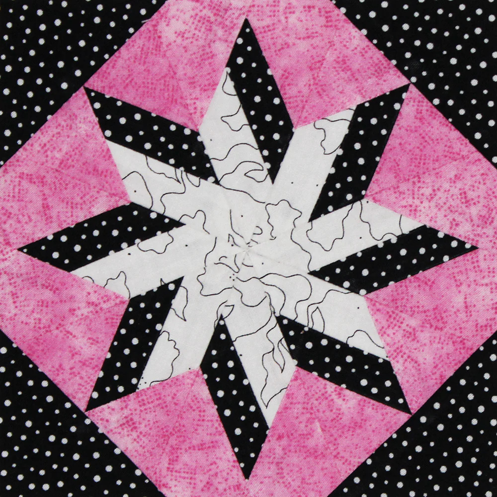 Tech Sheet Twisted Wedge Star - Quilt Pattern