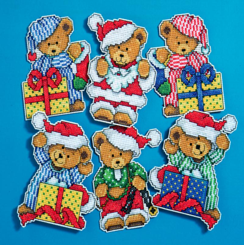 Little Christmas Bears - Cross Stitch Kit