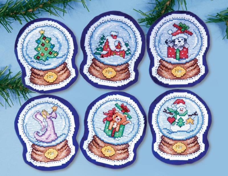 Snowglobes - Cross Stitch Kit