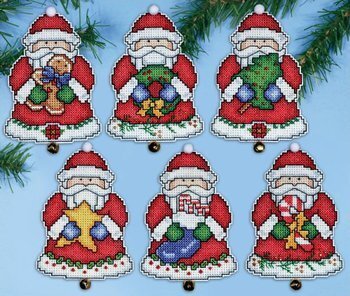 Santa's Gifts (Santa Ornaments) - Cross Stitch Kit