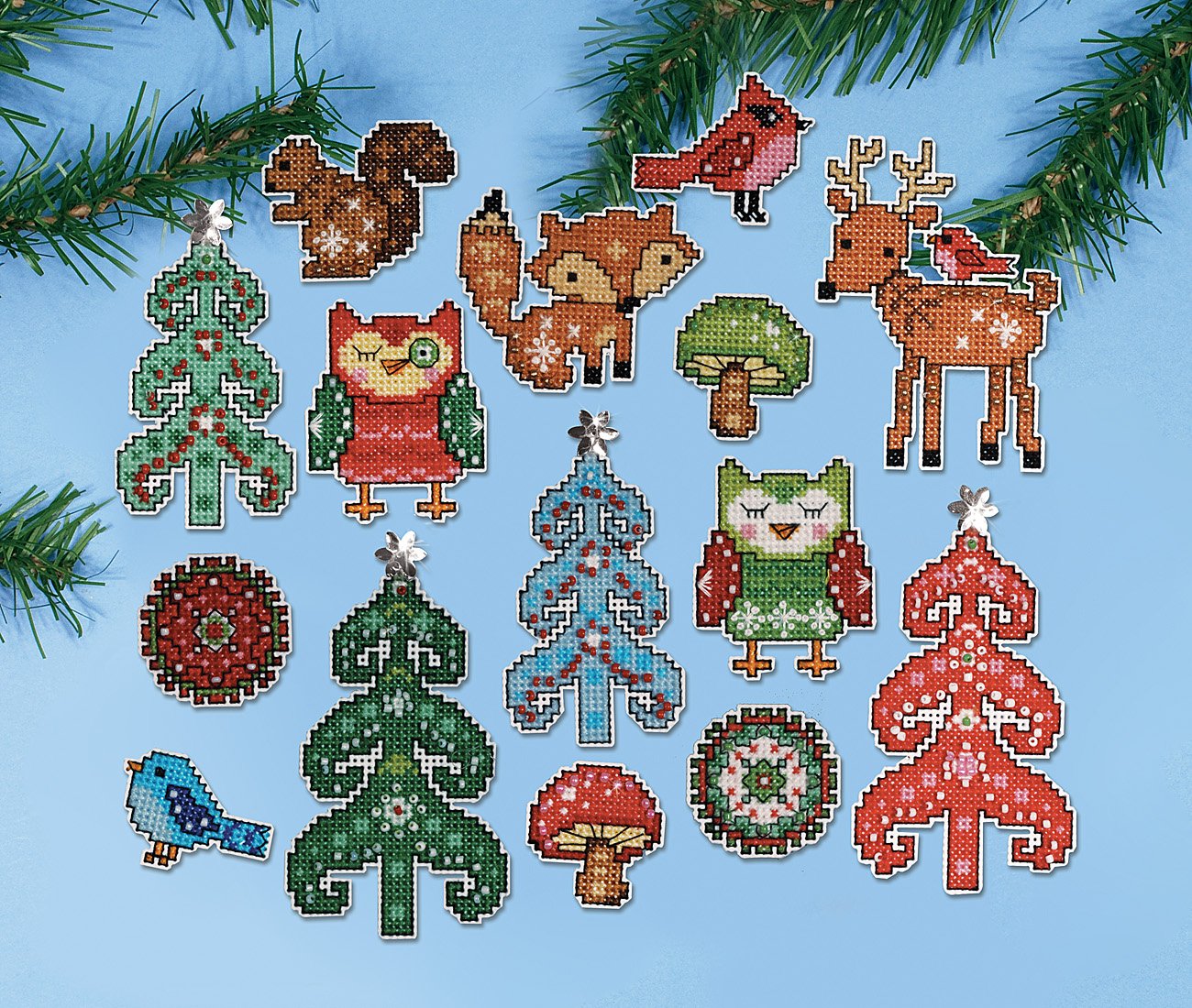 Woodland Friends - Christmas Cross Stitch Kit