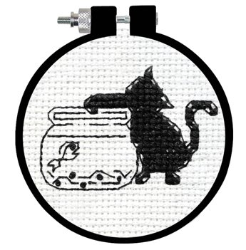 Black Cat - Cross Stitch Kit