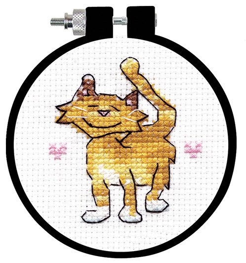 Golden Kitty - Cross Stitch Kit