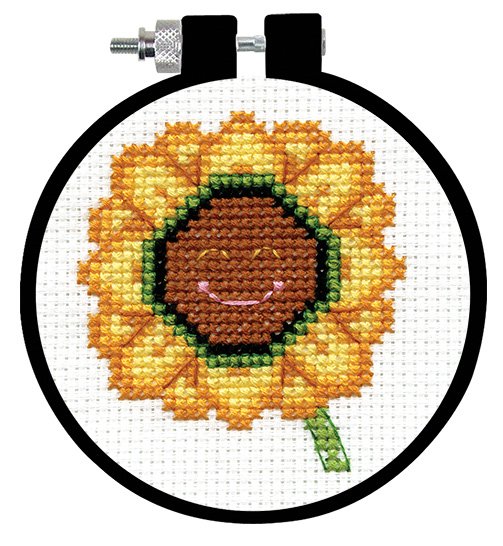 Happy Sunflower - Cross Stitch Kit