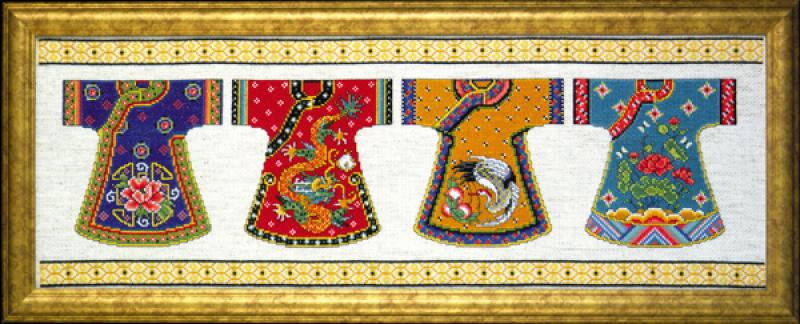 Kimonos - Cross Stitch Kit