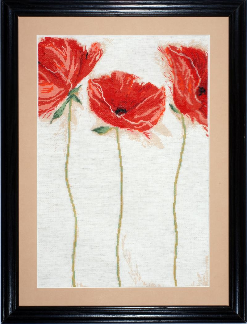 Flamenco Poppies - Cross Stitch Kit
