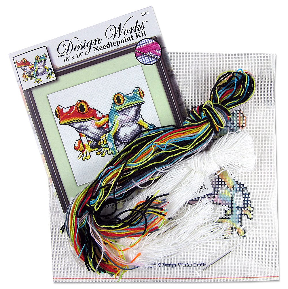 Frogs - Needlepoint Kit