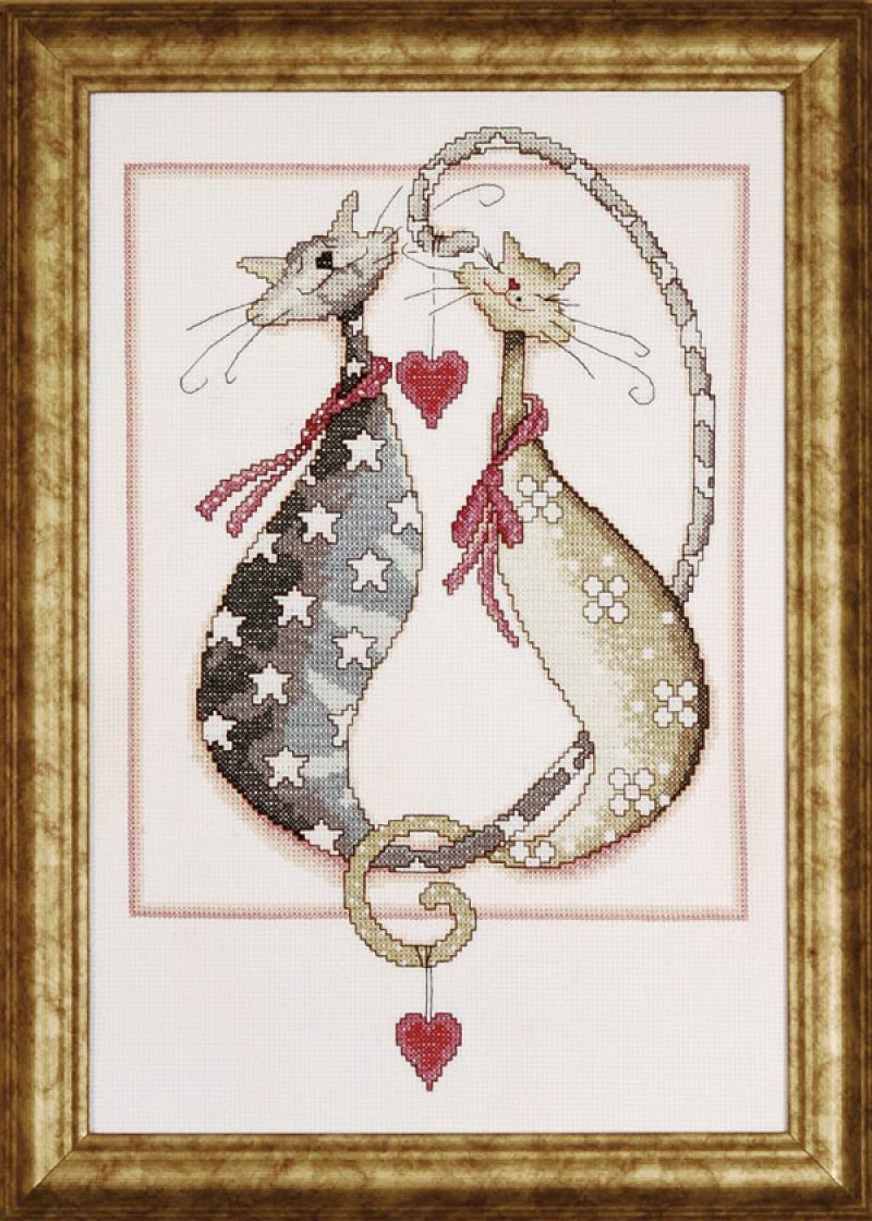 Purrfect Together - Cross Stitch Kit