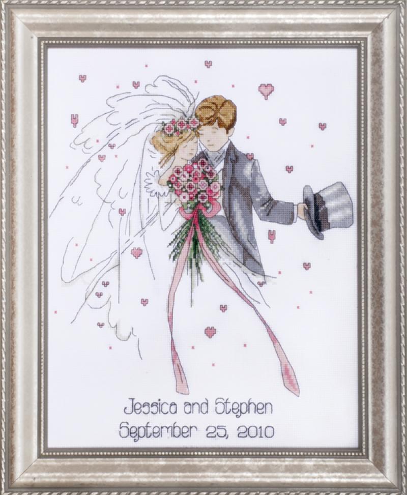 Wedding Sampler - Cross Stitch Kit