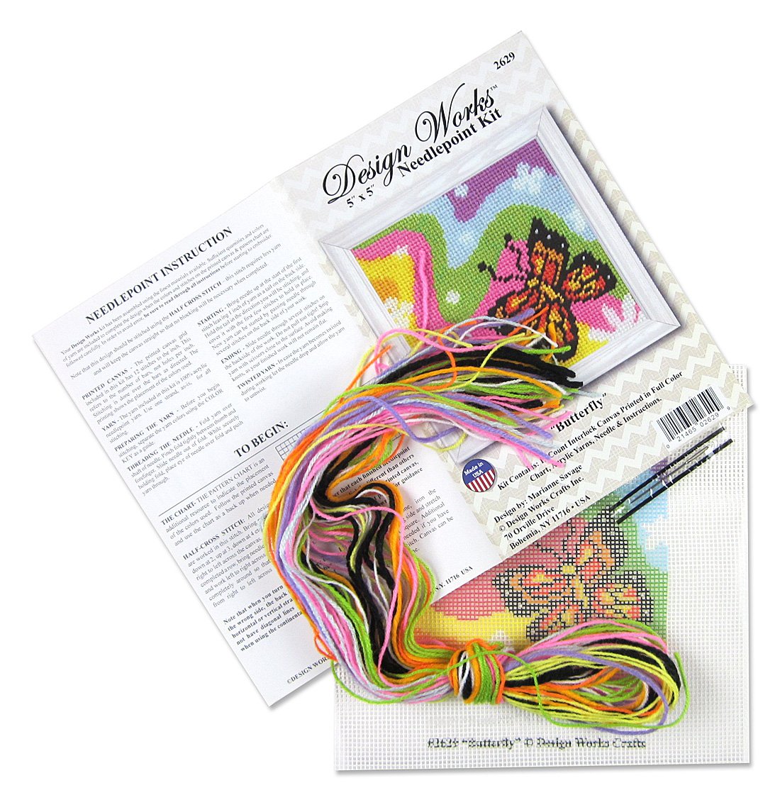 Butterfly #2 - Needlepoint Kit