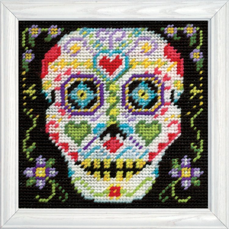 Sugar Skull - Needlepoint Kit
