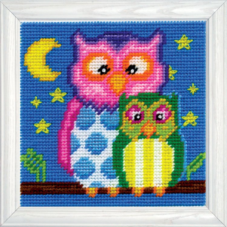 Owls - Needlepoint Kit