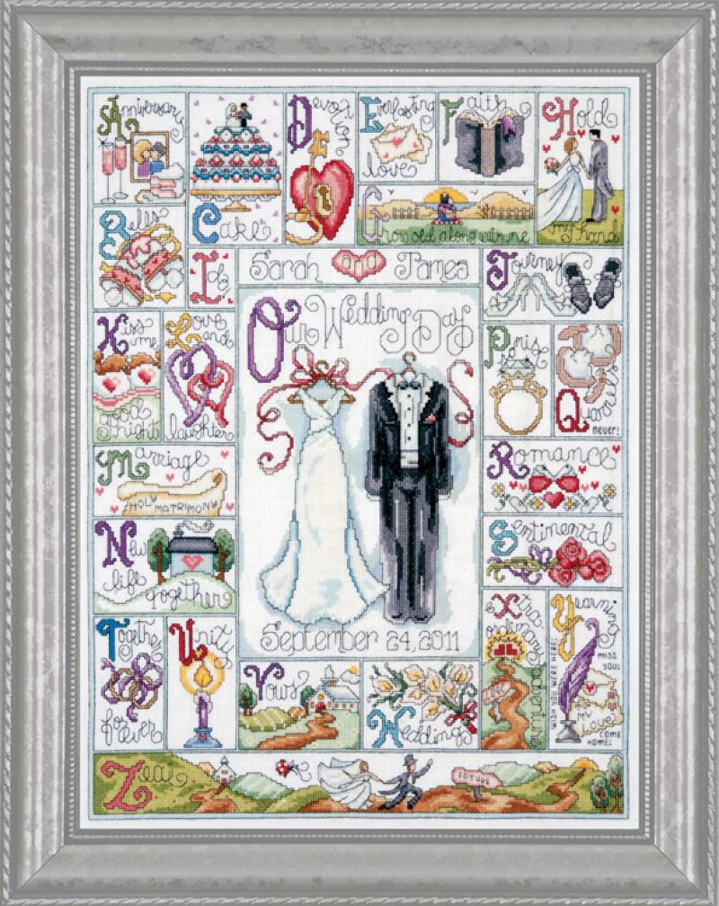 Wedding ABC - Cross Stitch Kit
