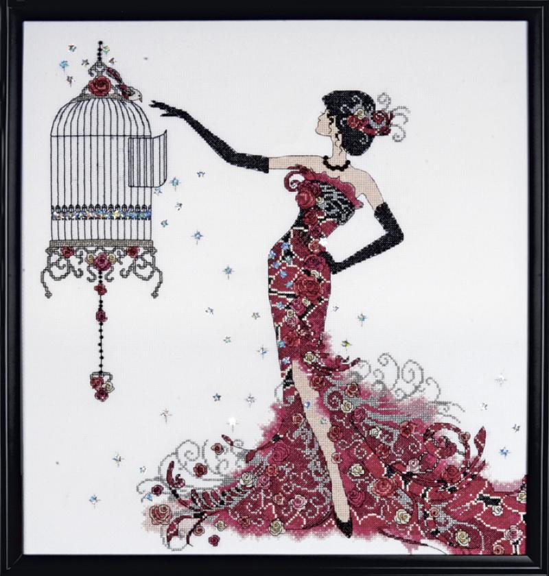 Bird Cage - Cross Stitch Kit