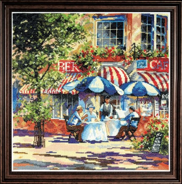 Cafe in the Sun - Cross Stitch Kit