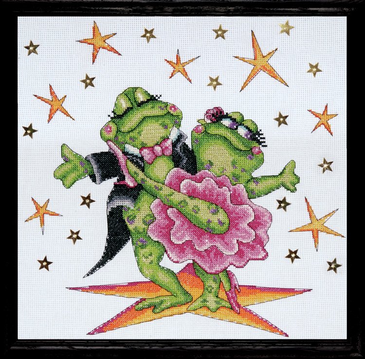Dancing Frogs - Cross Stitch Kit