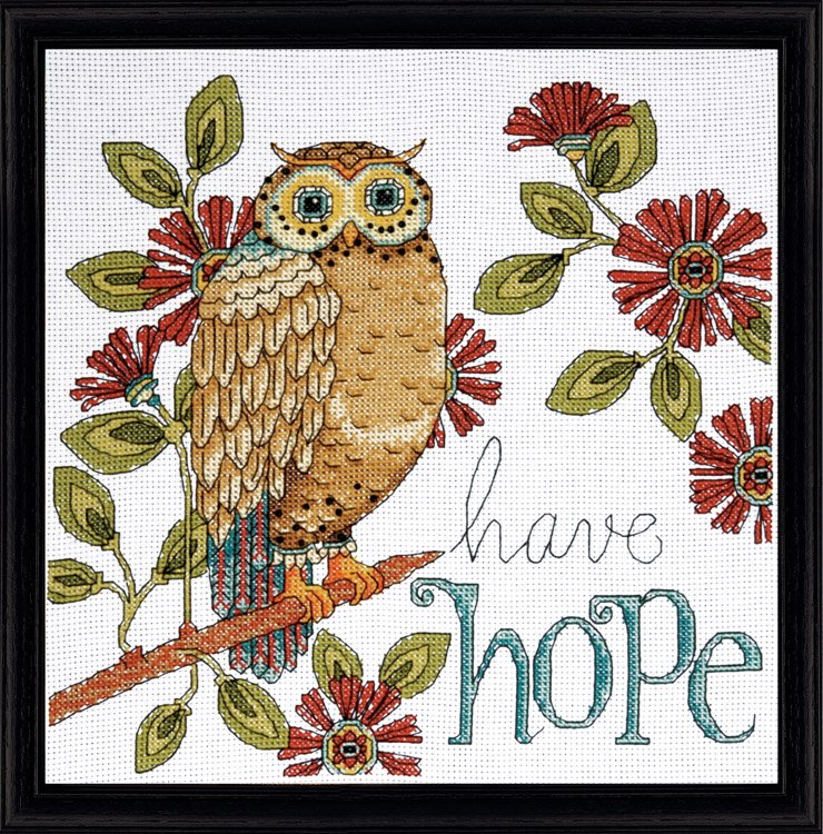 Hope Owl - Cross Stitch Kit