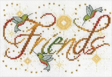 Friends - Cross Stitch Kit