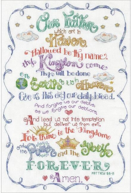 Design Works Lord s Prayer Cross Stitch Kit 2974 123Stitch