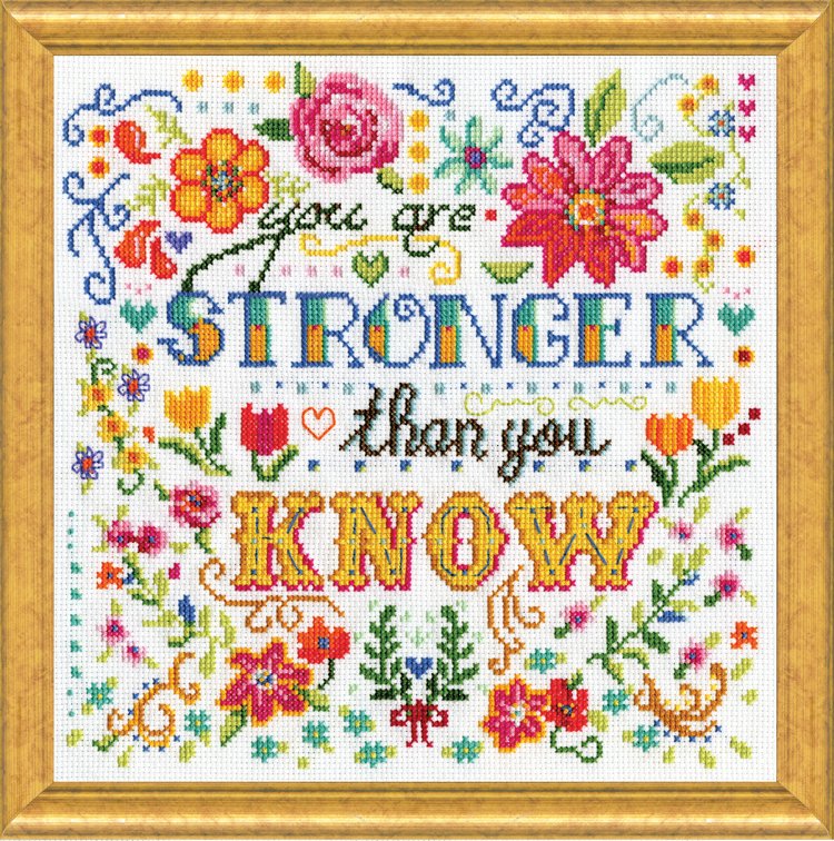 Stronger - Cross Stitch Kit