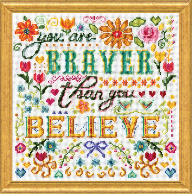Braver - Cross Stitch Kit