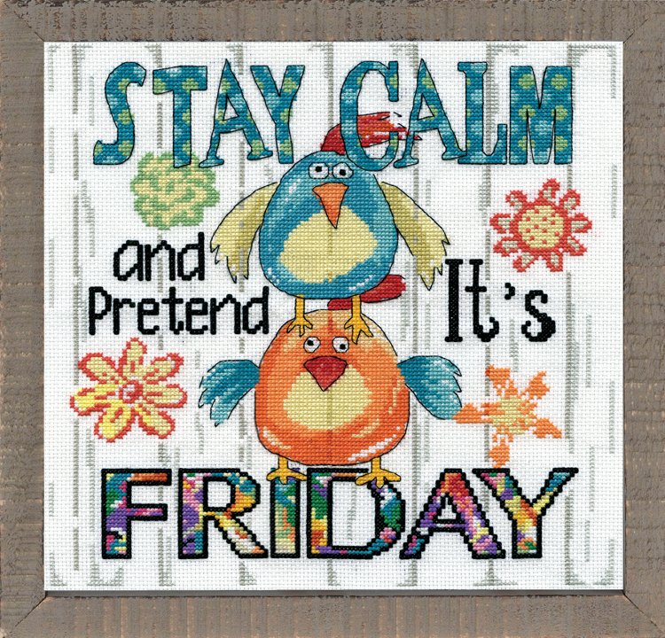 Stay Calm - Cross Stitch Kit
