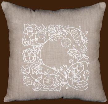 Romance Vine Pillow Cover - Candlewicking Embroidery Kit