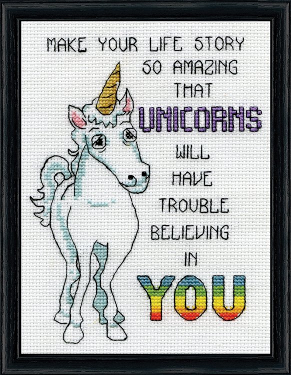 Unicorns - Cross Stitch Kit