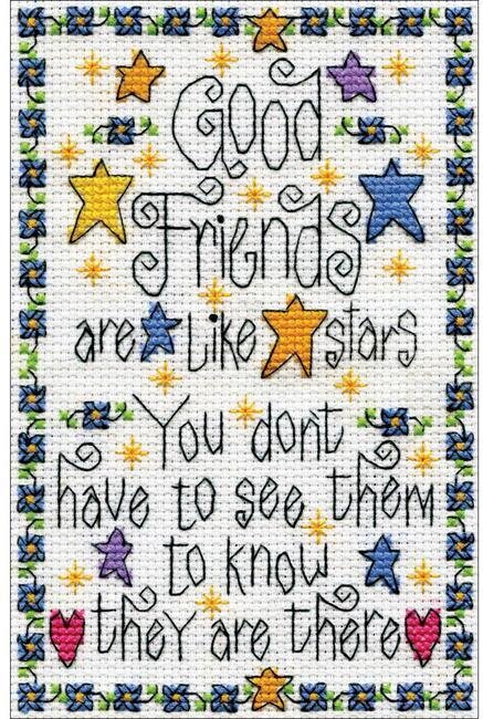 Good Friends - Cross Stitch Kit