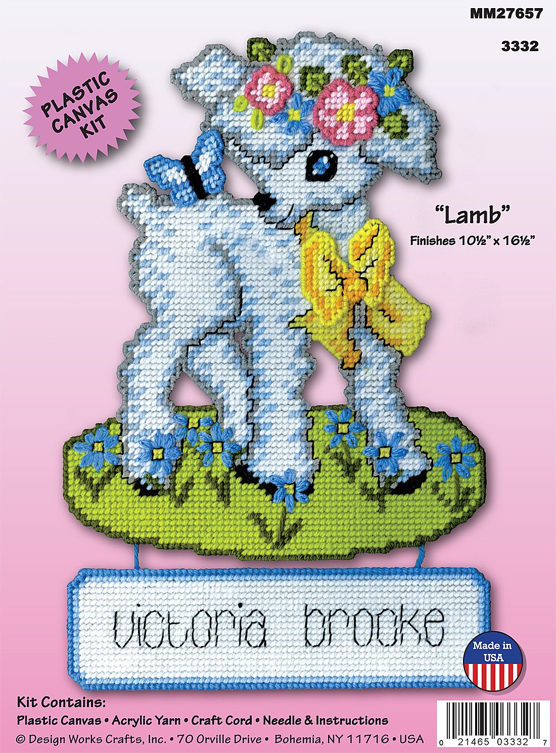 Lamb - Plastic Canvas Kit