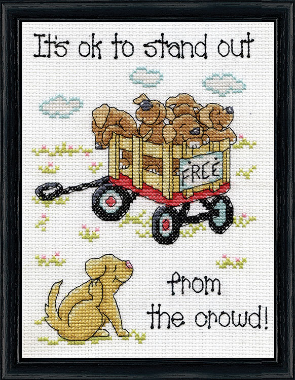 Stand Out Puppy - Cross Stitch Kit