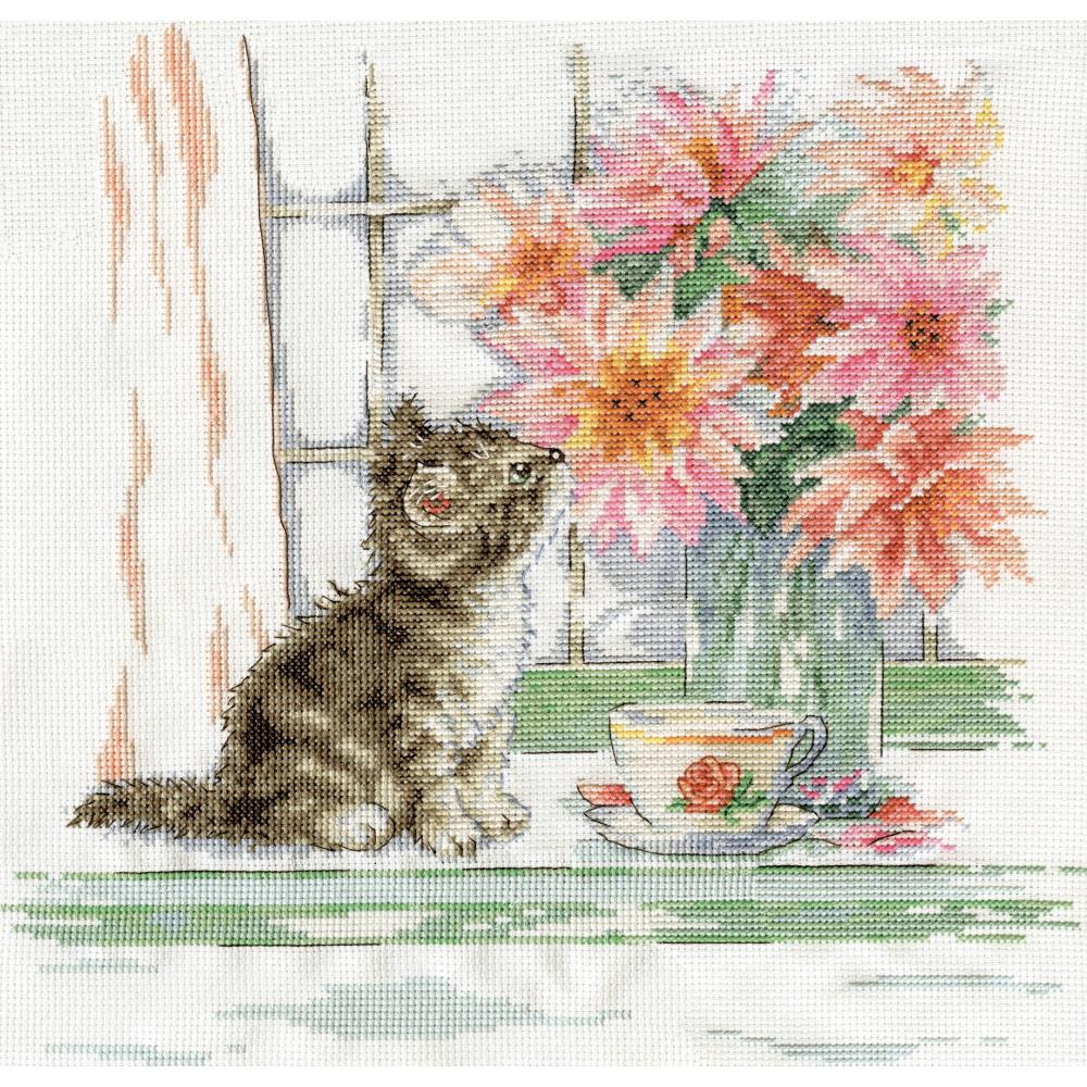 Curious Kitty - Cross Stitch Kit