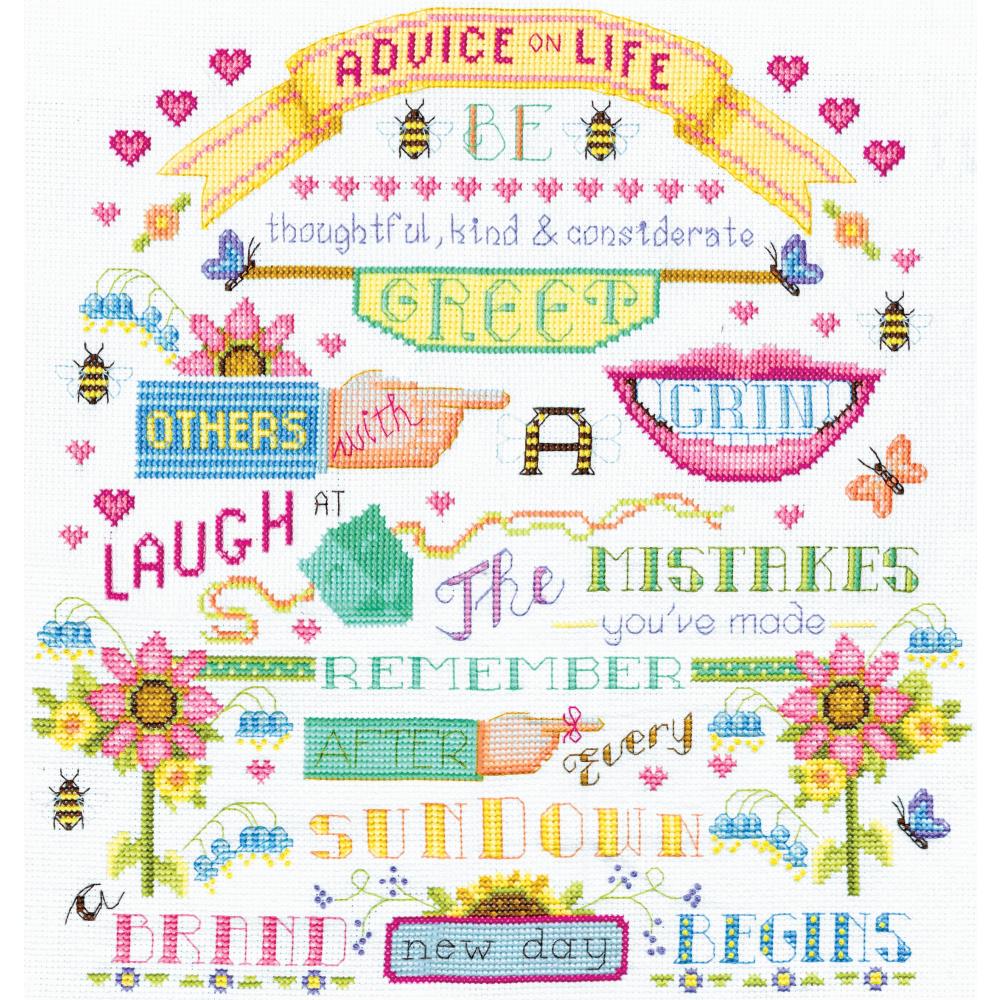Advice On Life - Cross Stitch Kit