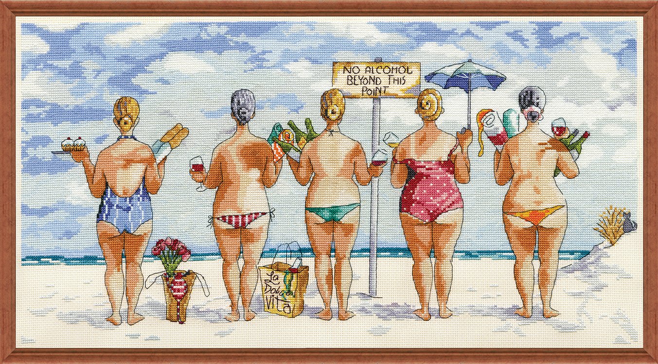 No Alcohol - Cross Stitch Kit