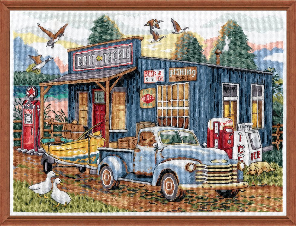 Bait and Tackle - Cross Stitch Kit