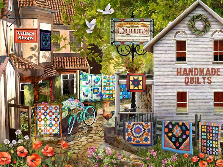 Village Shops - Cross Stitch Kit