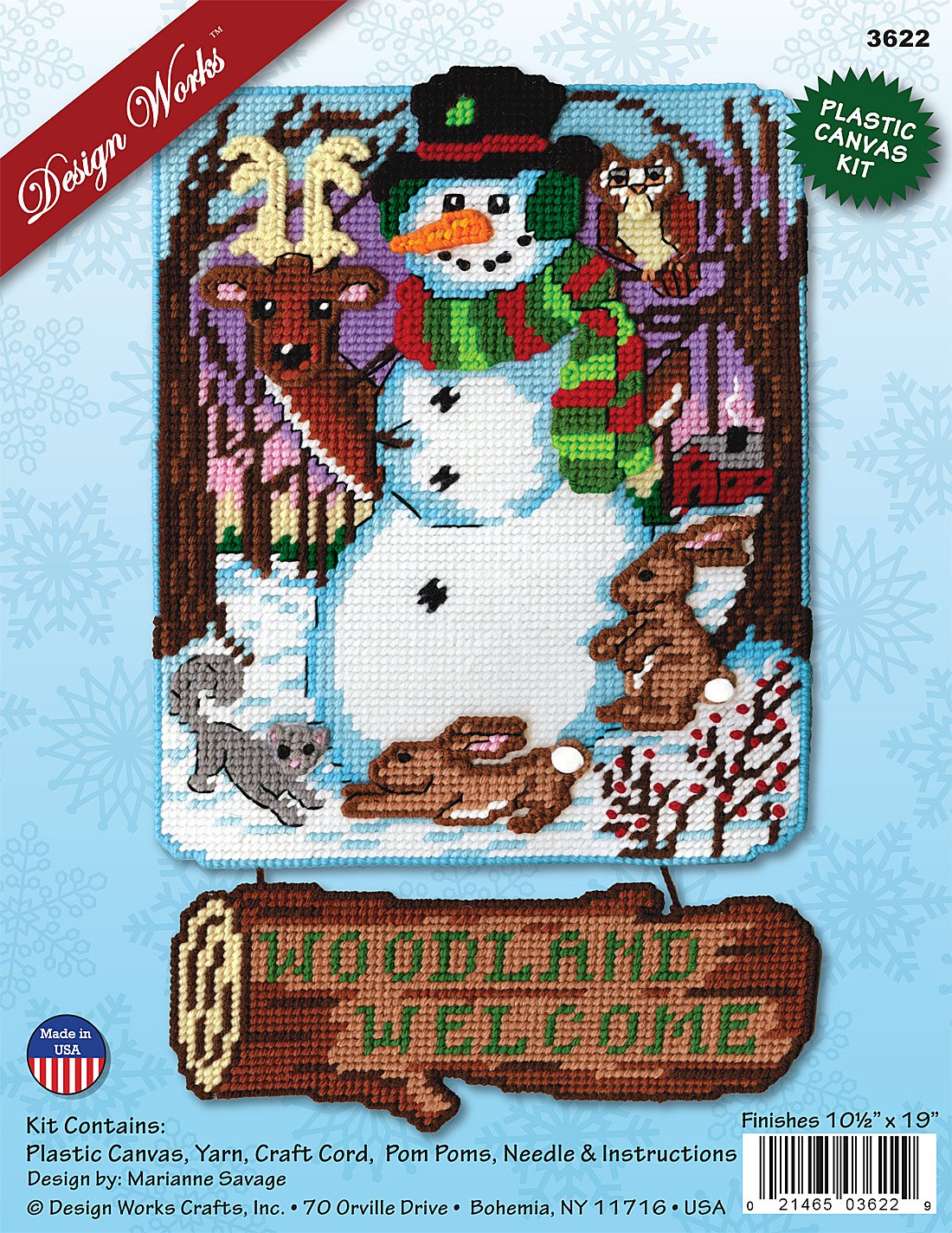 Woodland Welcome - Christmas Plastic Canvas Kit