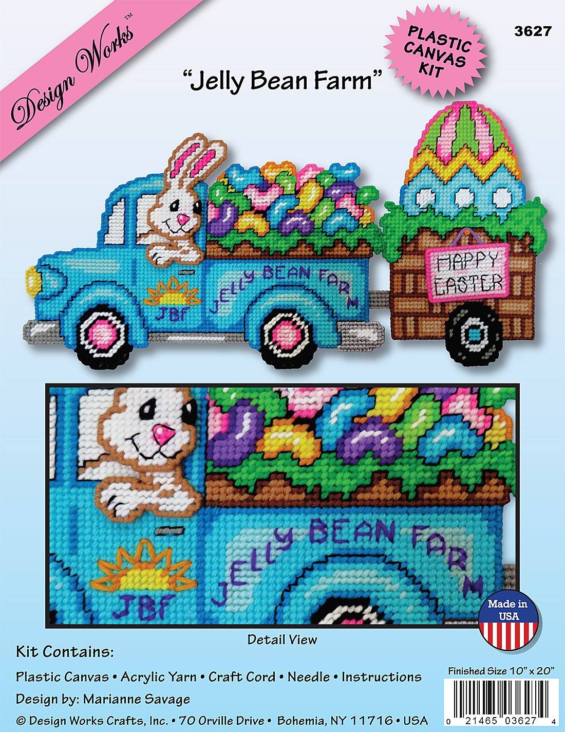 Jelly Bean Farm - Easter Plastic Canvas Kit