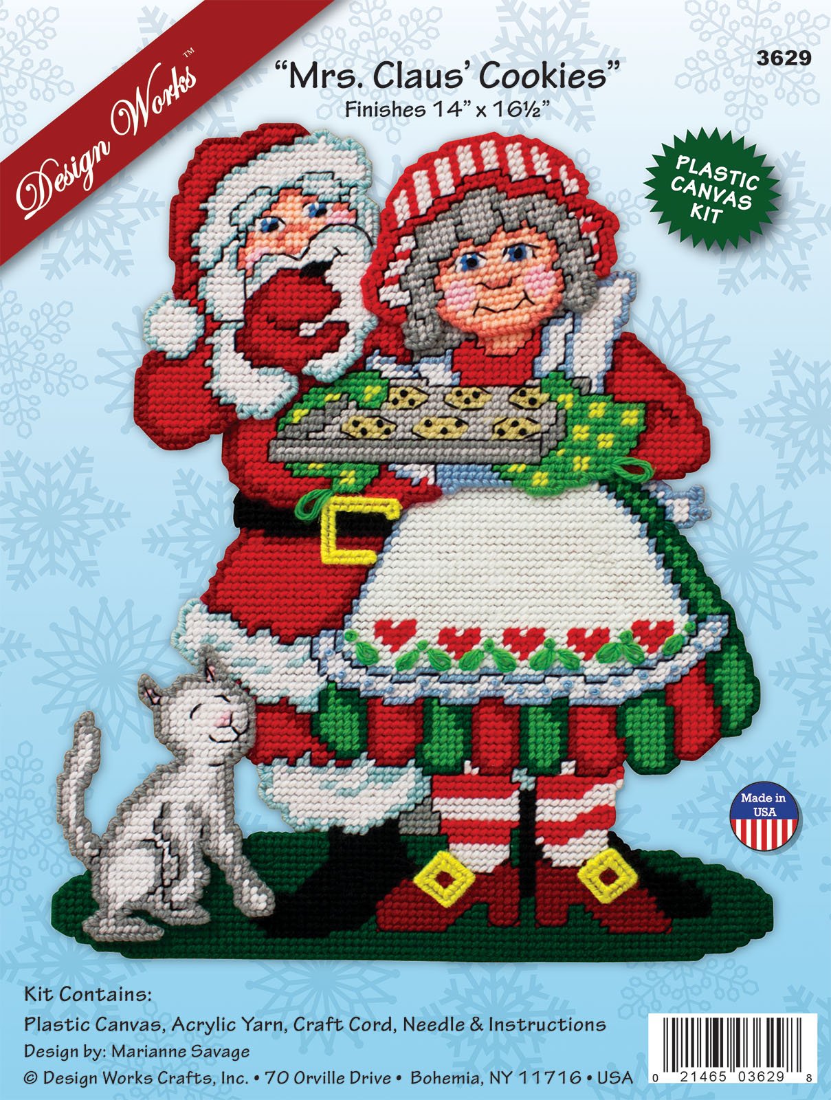 Mrs. Claus' Cookies - Christmas Plastic Canvas Kit