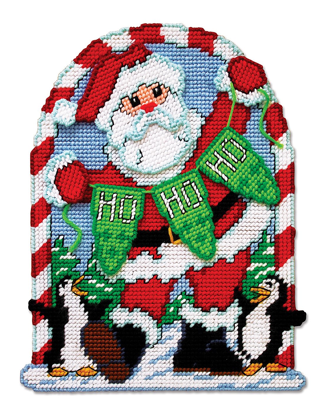Santa Ho-Ho-Ho - Christmas Plastic Canvas Kit