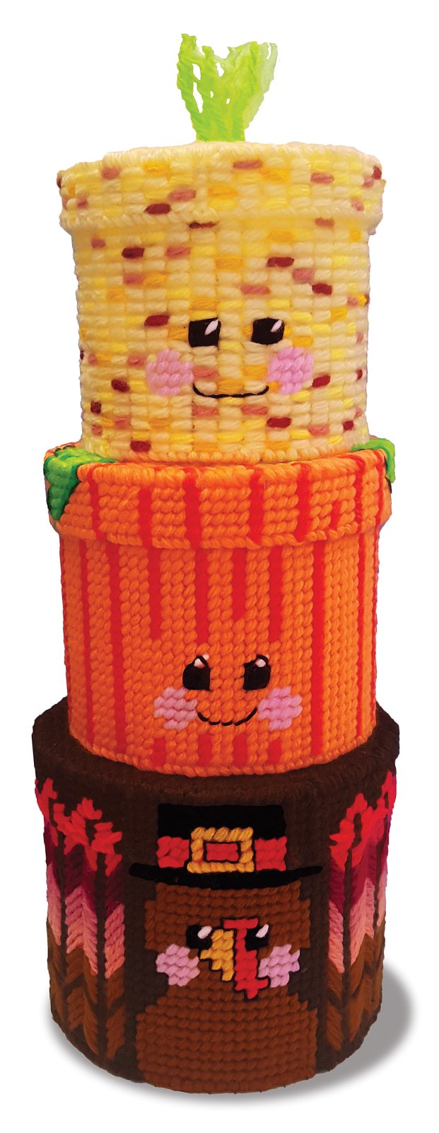 Harvest Nesting Boxes - Thanksgiving Plastic Canvas Kit