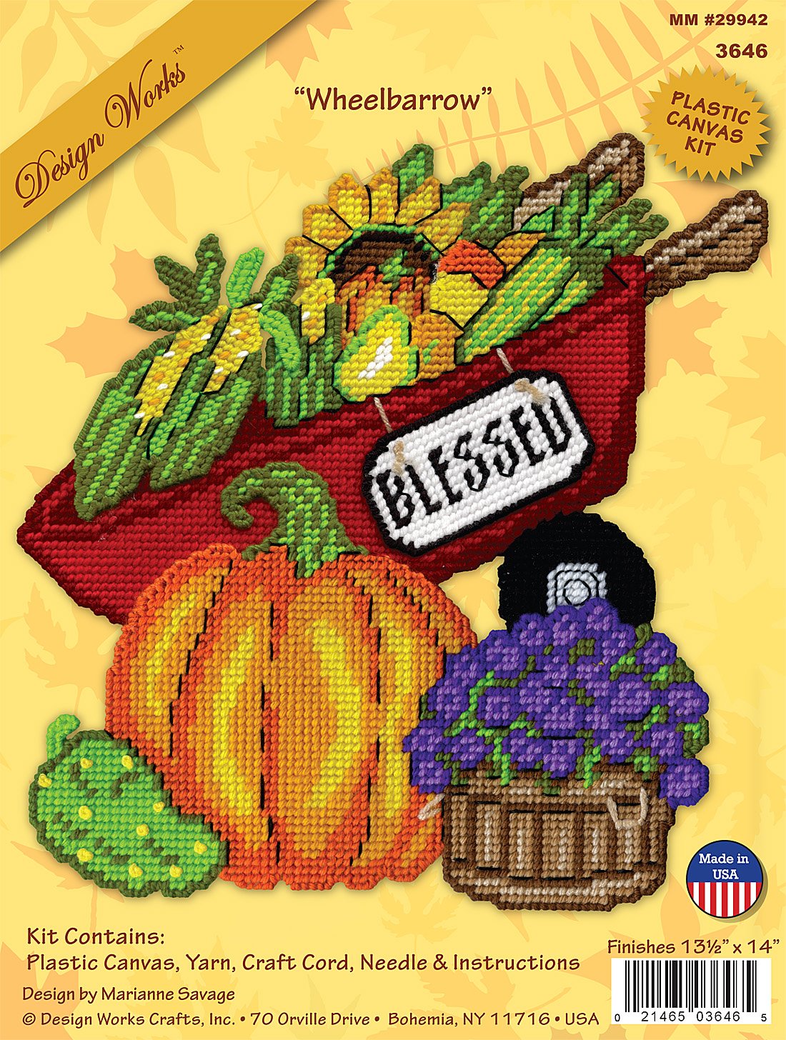 Wheel Barrow - Plastic Canvas Kit