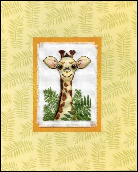Giraffe Stitch and Mat - Cross Stitch Kit