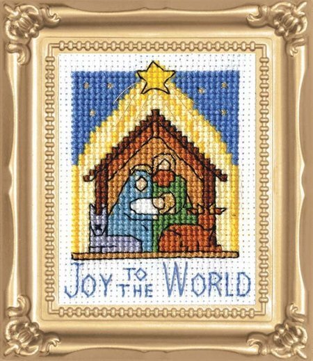 Nativity with Frame - Christmas Cross Stitch Kit