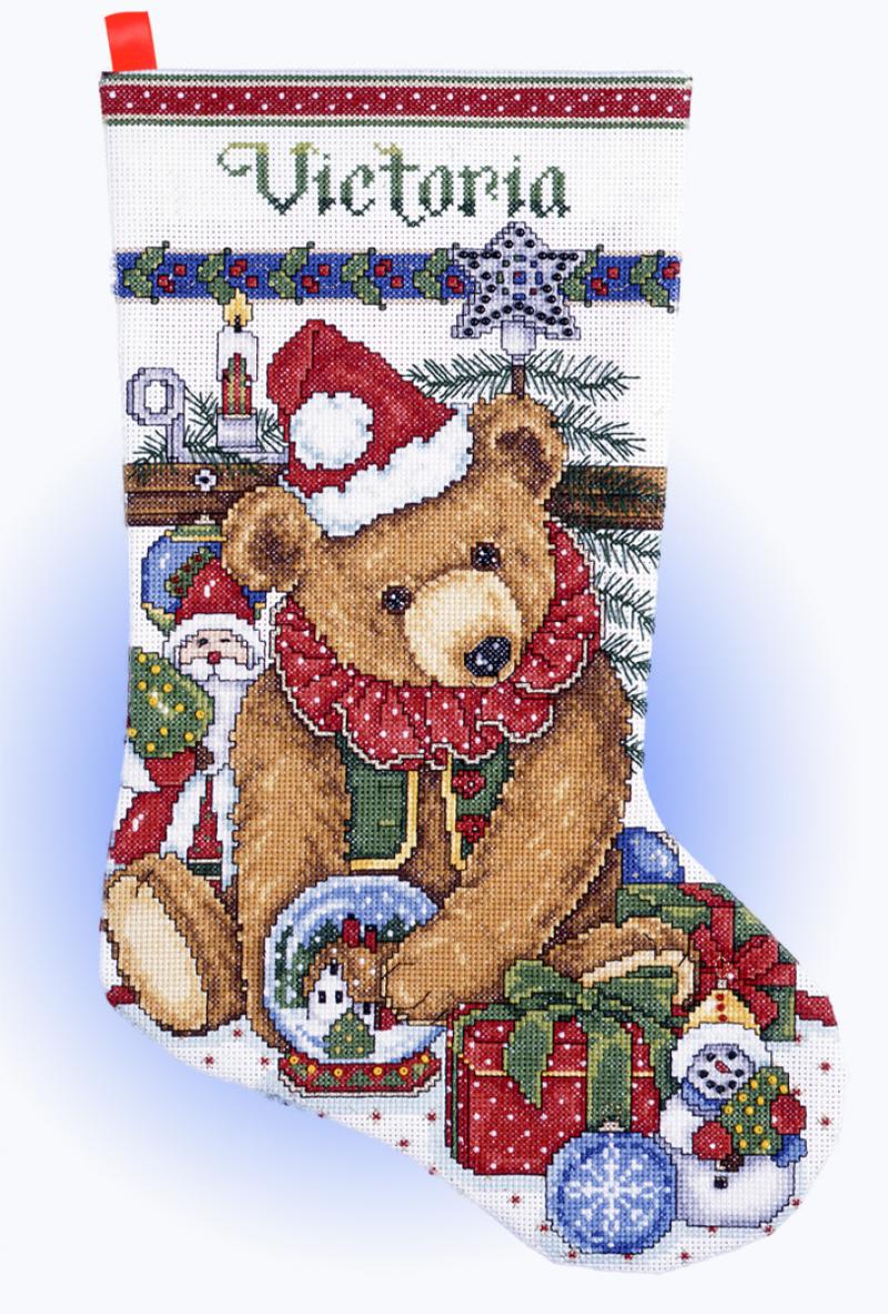 Victorian Bear - Cross Stitch Kit